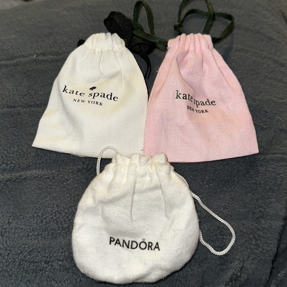 Pandora ring box and designer cinched pouches - Picture 3 of 5